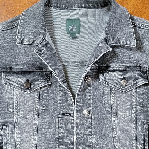 BLACK JEAN/DENIM JACKET BNWOT - Picture 2 of 8